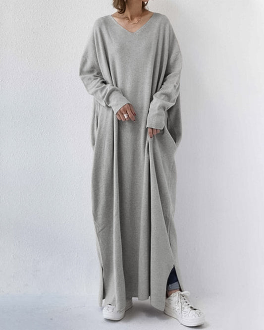 Sommerliches Maxikleid aus Baumwoll-Leinen-Mix – Sorella