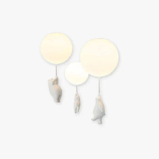 Kinder Deckenlampe mit Bär und Ballon - CloudBear