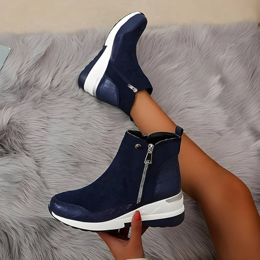Orthopädische Leder Damen Stiefeletten - Emma