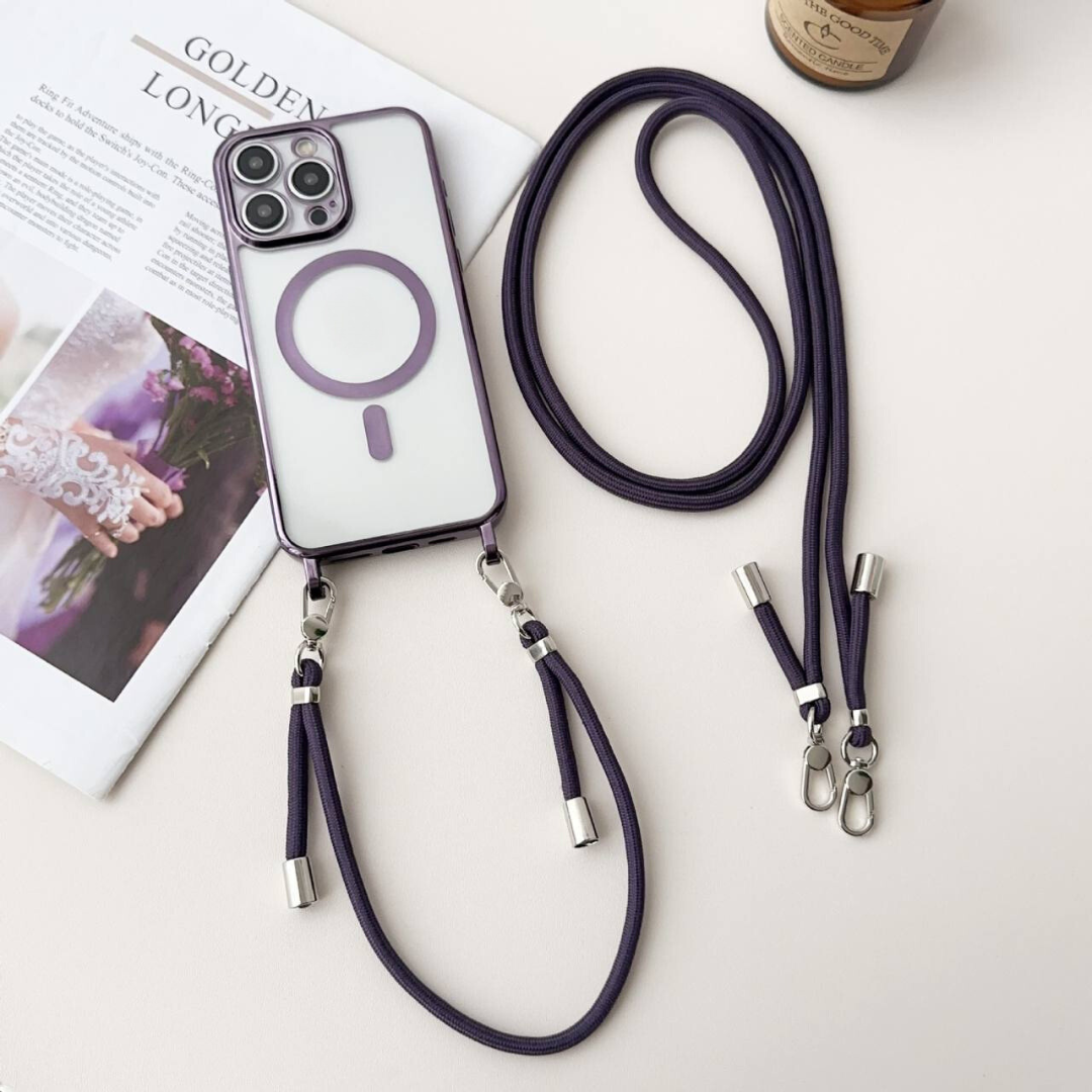 MagSafe-Umhängehülle für iPhone mit Tragegurt – Halo (1+1 GRATIS)