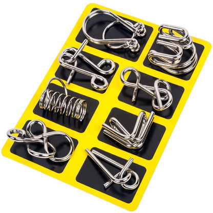 Set aus Metall-Puzzleringen – BrainTwist