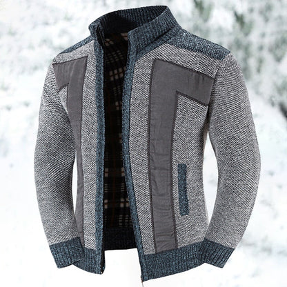 Wollweste mit Reißverschluss und Pullover - Leon
