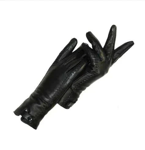 Vintage Leder Damenhandschuhe - RetroGrove