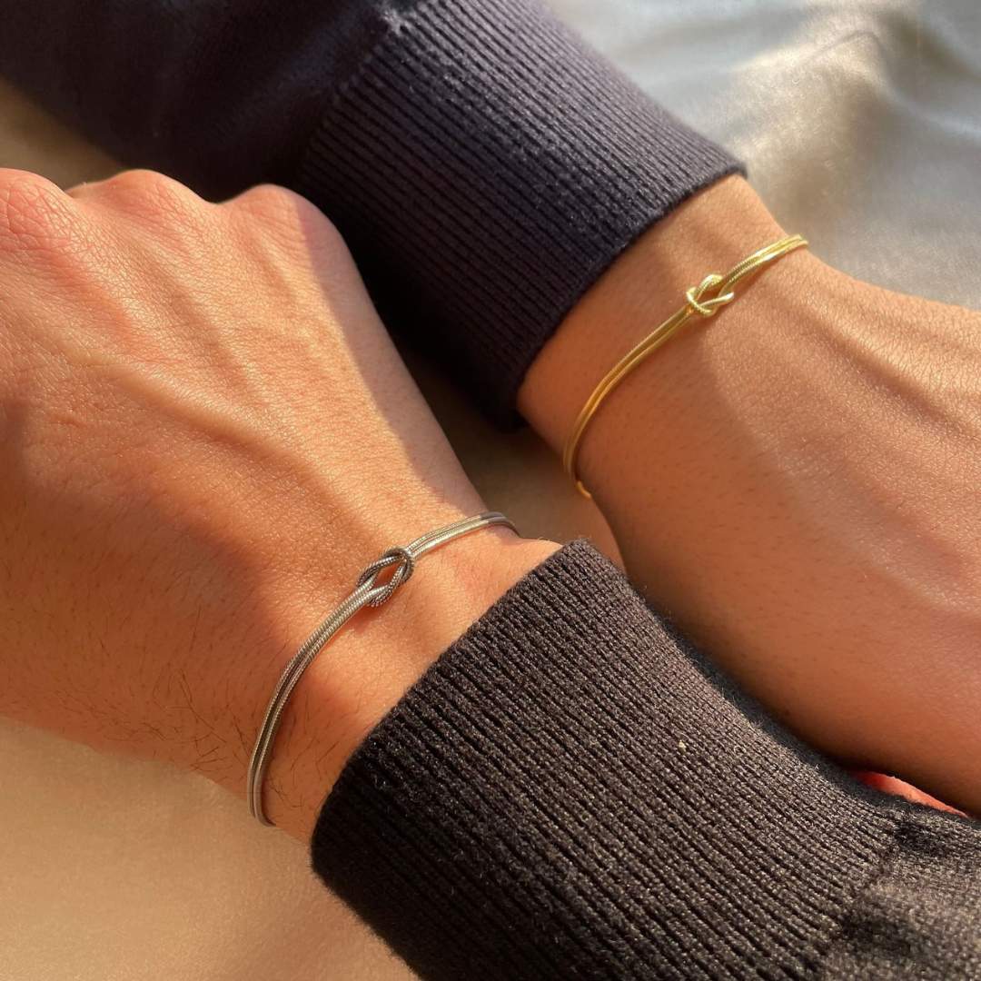 Minimalistische Knotenarmband – Elva