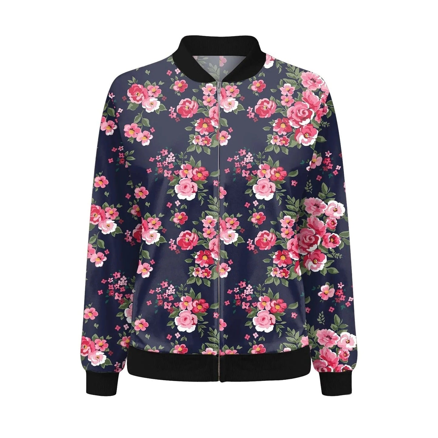 Damen Sommerjacke mit feinem Blumenmuster – Fiora