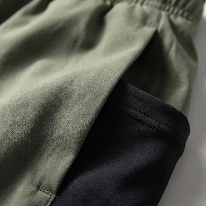 2-In-1 Men's Sport Shorts With Liner - Freddie