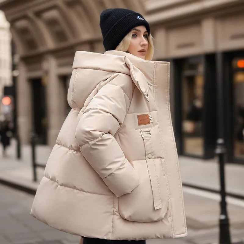 Komfortabler Damen-Wintermantel mit Daunenfüllung – Amelina