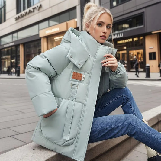 Komfortabler Damen-Wintermantel mit Daunenfüllung – Amelina