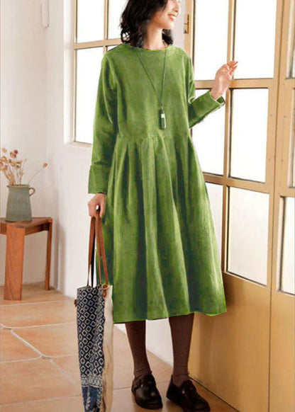Corduroy Herbst/Winter Kleid - Emilia