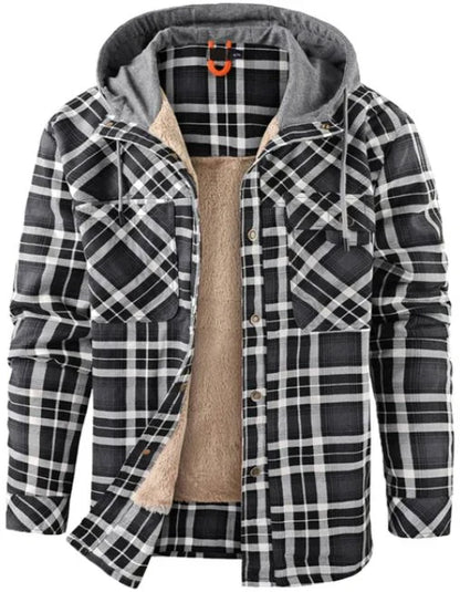 Herren Outdoorjacke kariert mit Isolierung & wasserabweisender Beschichtung – Ragnar