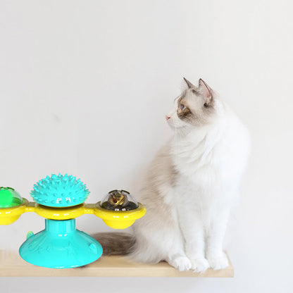 Katzen Windmühlen Kratz- und Spielstation - TwirlPaws