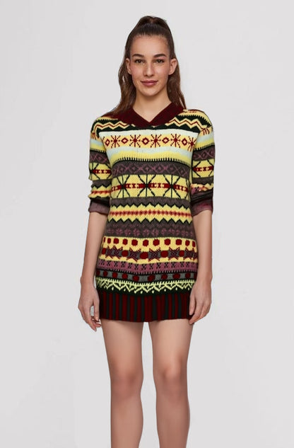 Damen Norwegerpullover – Solveiga Herbstzauber