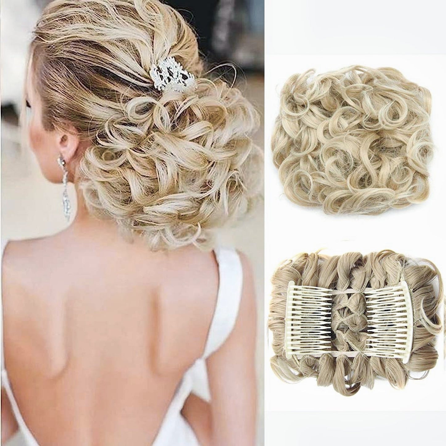 Krullende Knot Hairextension – FluffyFix