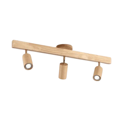 Verstellbare Deckenstrahler aus Holz – EcoLux