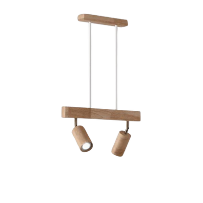 Verstellbare Deckenstrahler aus Holz – EcoLux
