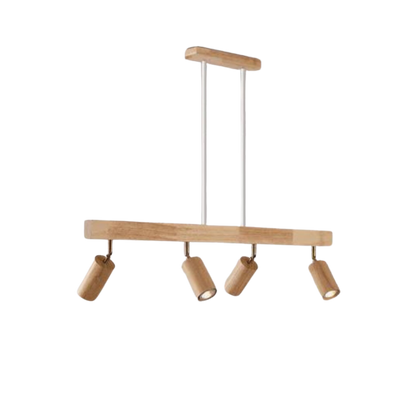 Verstellbare Deckenstrahler aus Holz – EcoLux