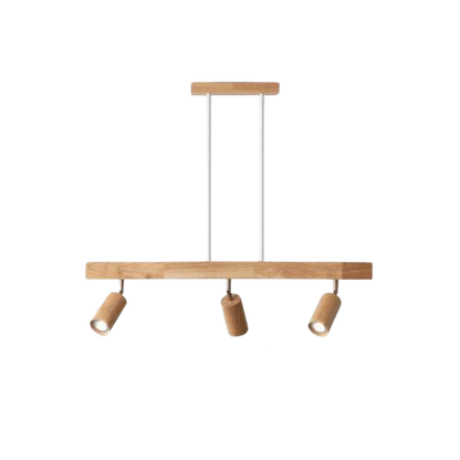 Verstellbare Deckenstrahler aus Holz – EcoLux