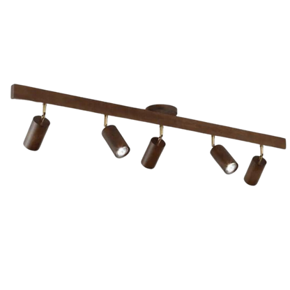 Verstellbare Deckenstrahler aus Holz – EcoLux