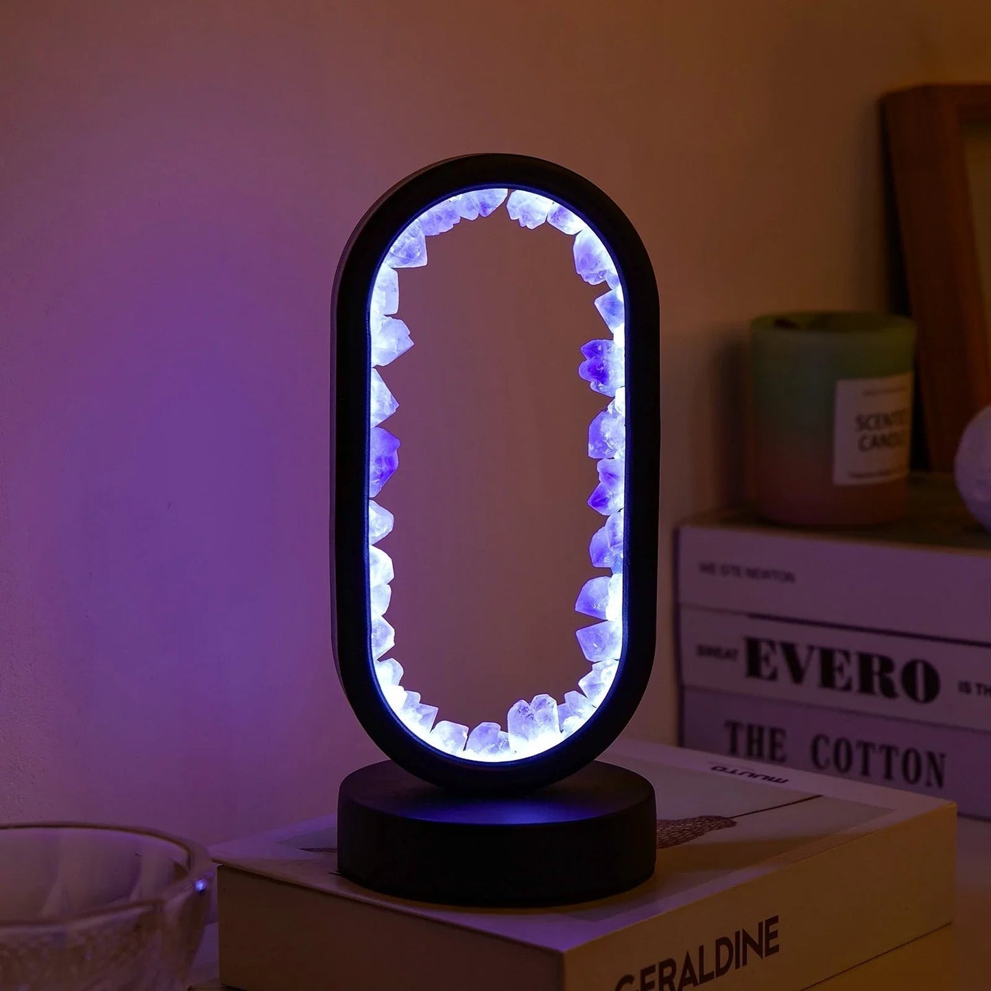 Handgemachte Amethystlampe - Serenith