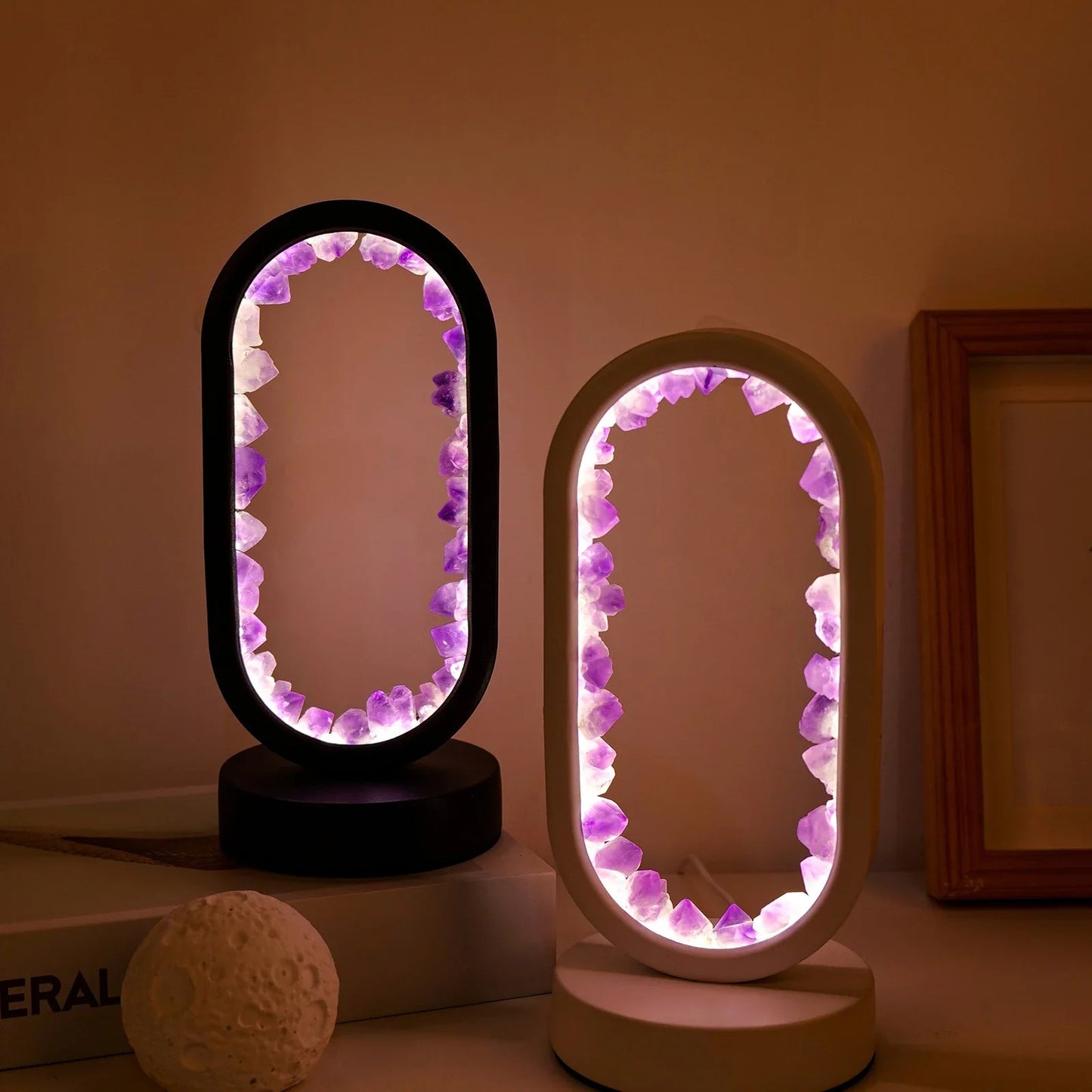 Handgemachte Amethystlampe - Serenith
