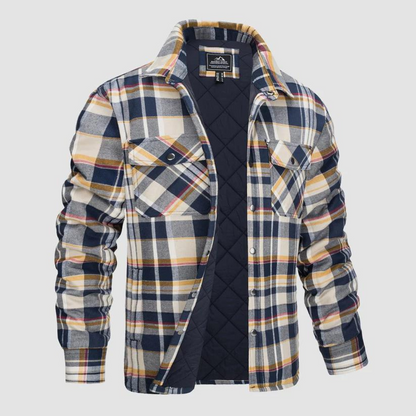 Herren Holzfällerjacke kariert mit warmer Fütterung – Magnus