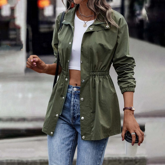 Vintage Damen Sommerjacke mit Hoher Taille – Delora