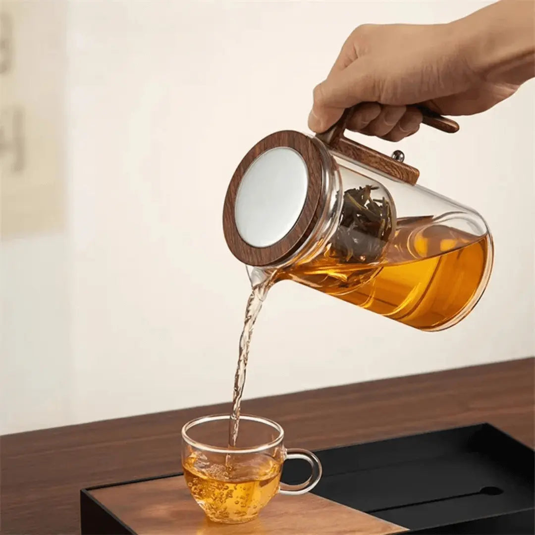 Stilvolle transparente Teekanne – ClearBrew