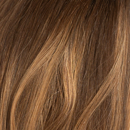 Tape-in Haarverlängerungen – Veloura Tape (Warme Braune Balayage 2+7)