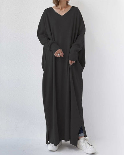 Sommerliches Maxikleid aus Baumwoll-Leinen-Mix – Sorella