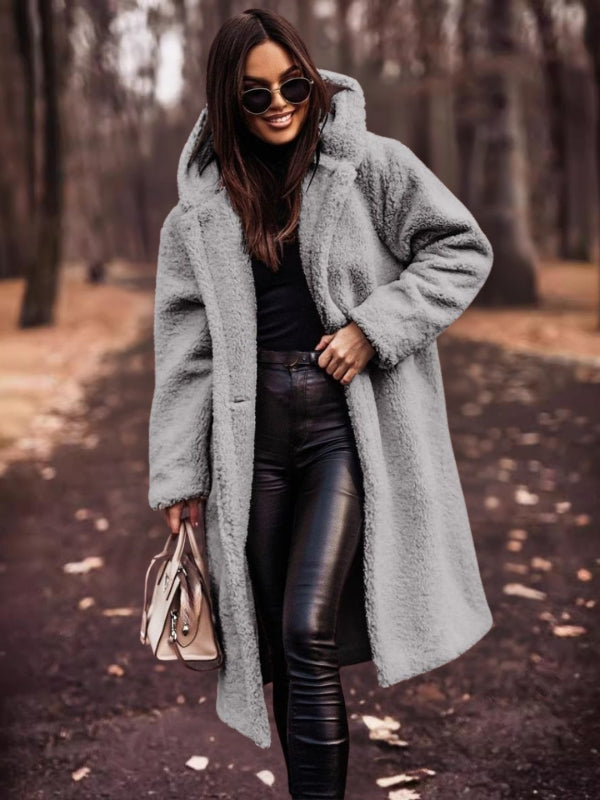 Damen Trenchcoat mit Gürtel & Doppelknopfleiste – Clara