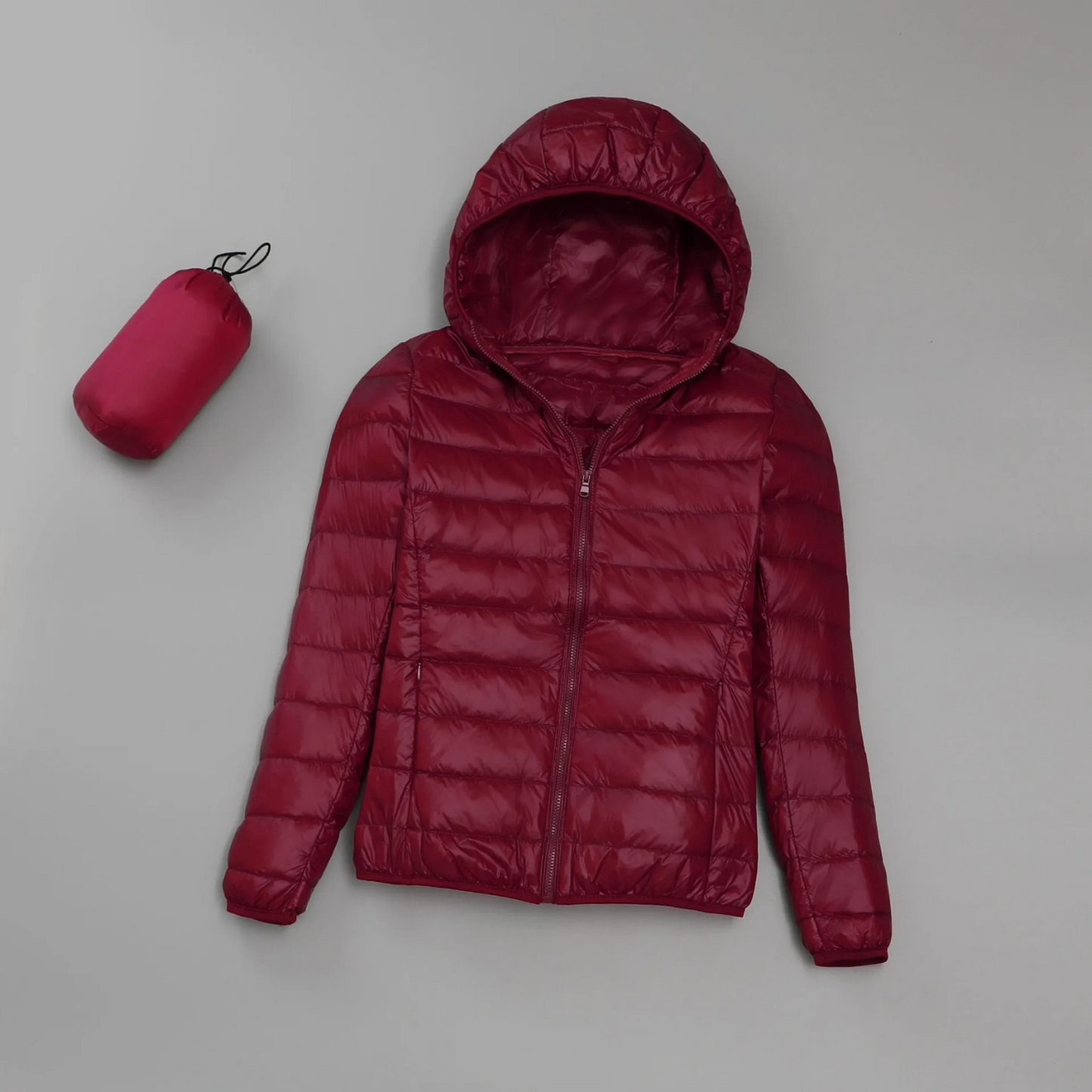Ultraleichte Damen Steppjacke mit Kapuze – Elena