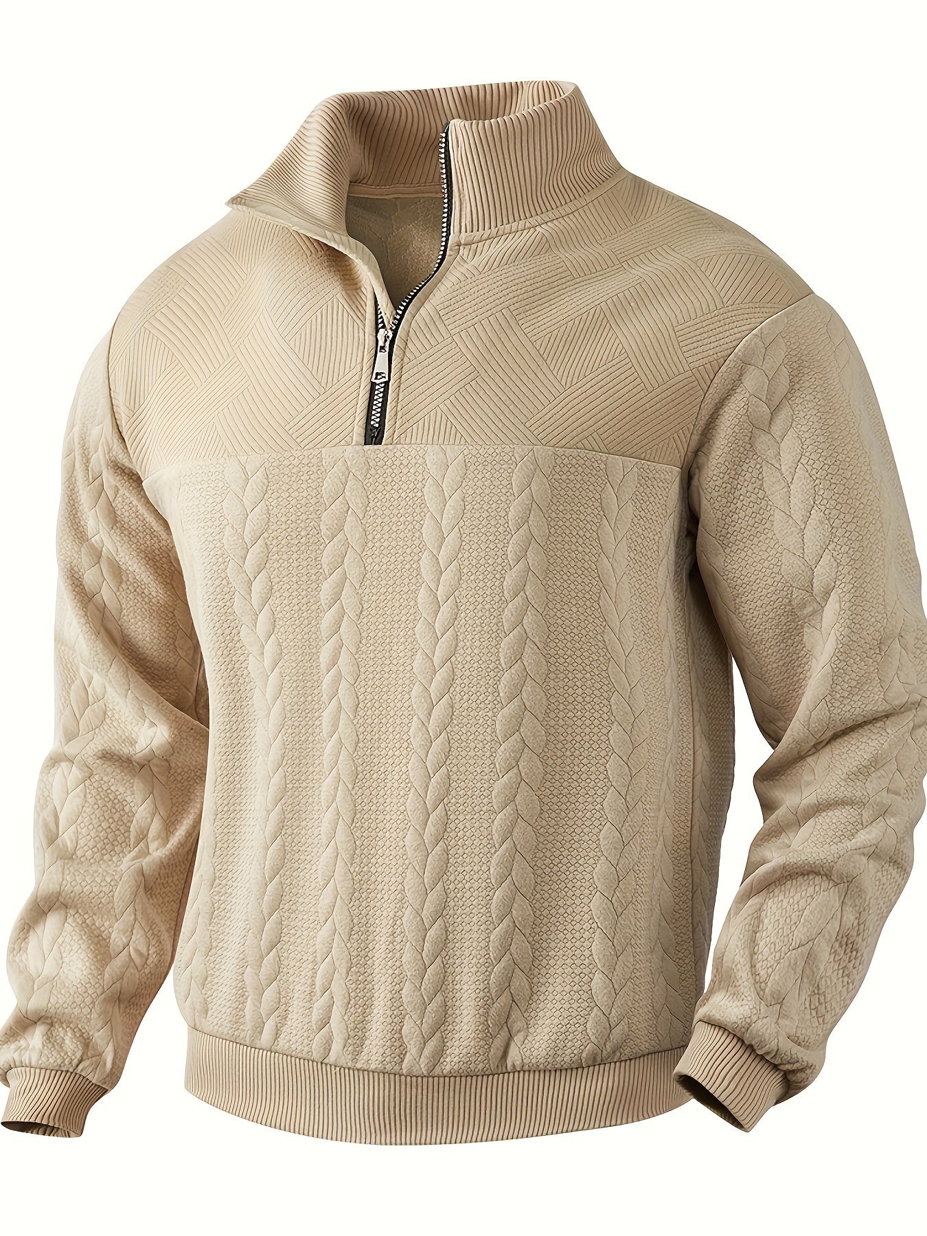 Vintage Herrenpullover mit Reißverschluss – Victor