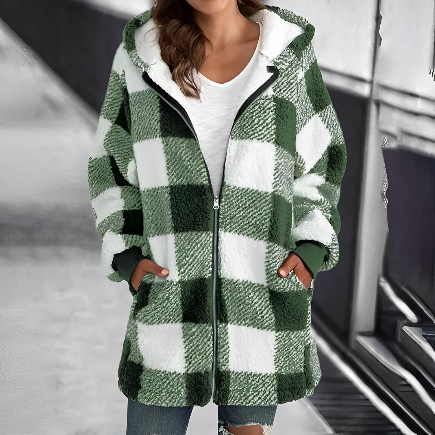 Damenjacke mit Kapuze - Camila