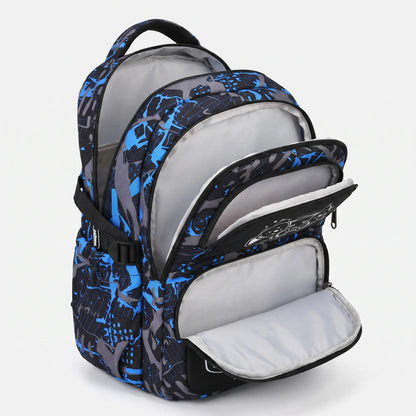 3-Teiliges Schulrucksack Set Im Gaming-Design - Luminoz