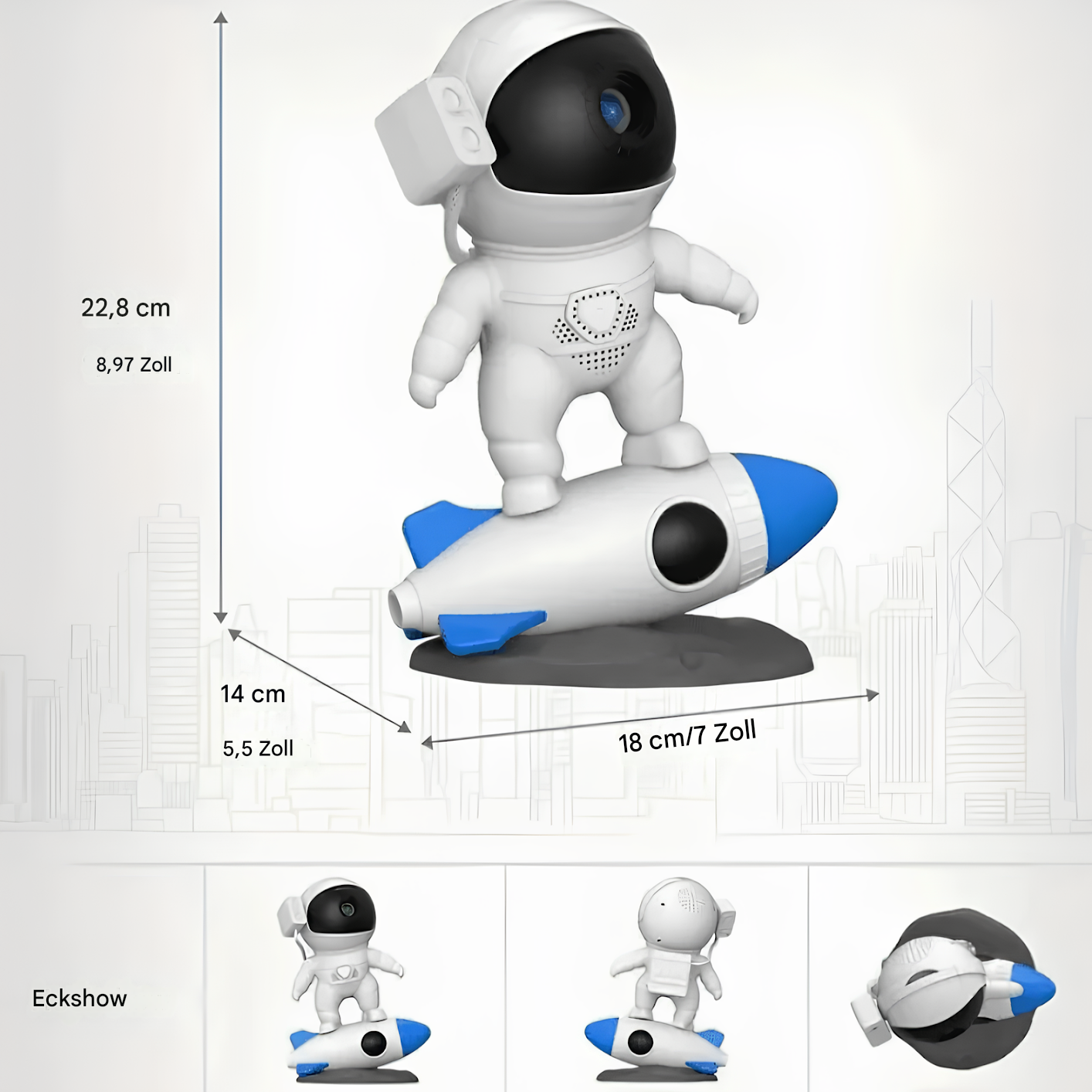 Astronaut Projektlampe - AstroGlow