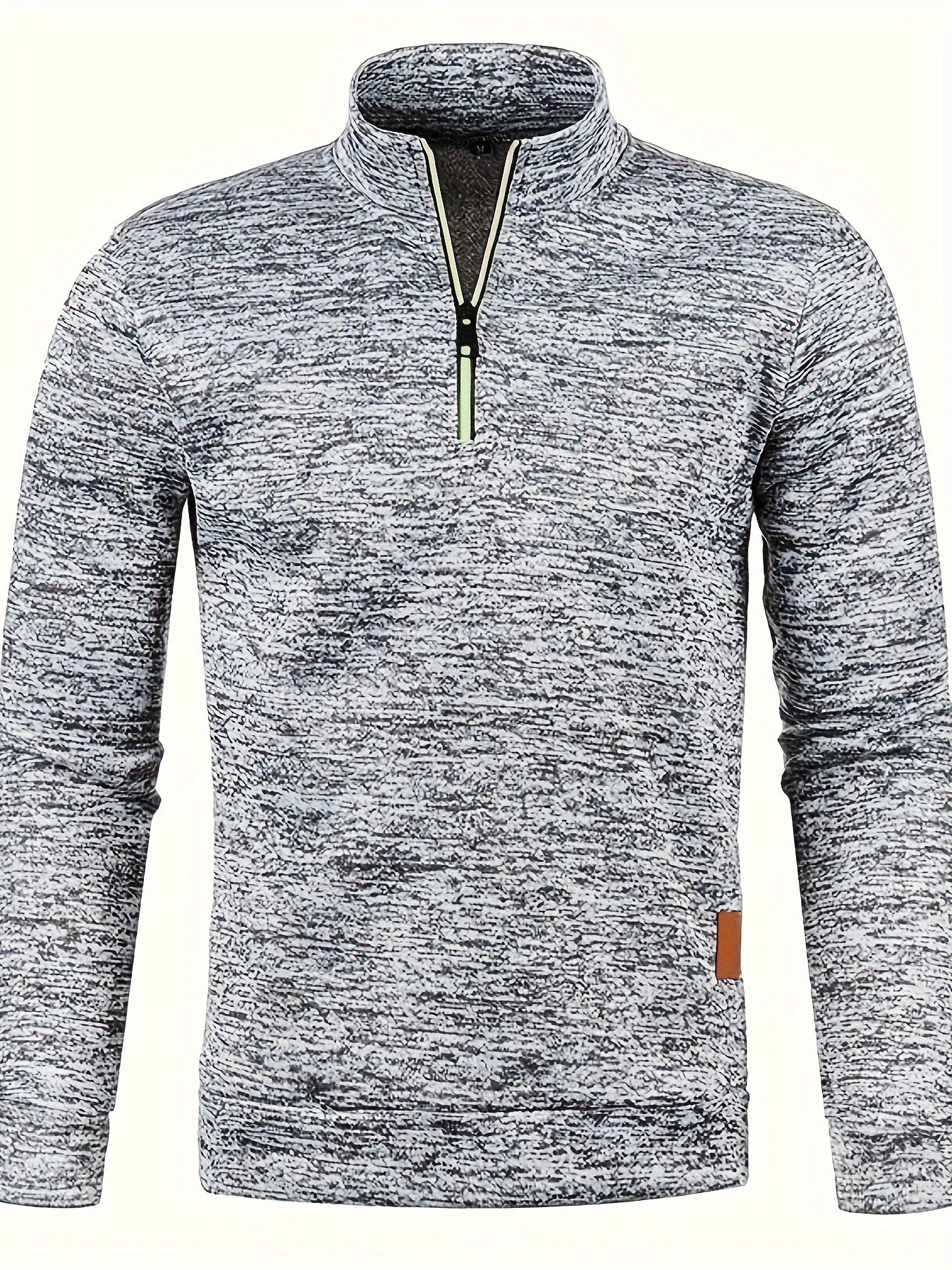 Herren Pullover mit Hals-Reißverschluss für Herbst & Winter – Matteo