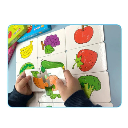 Karten-Memo-Spiel für Kinder – Fördert spielerisch Gedächtnis & Konzentration (1+1 Gratis)