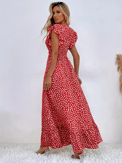 Flora Print Rüschen Kleid | Stilvoll und Trendy