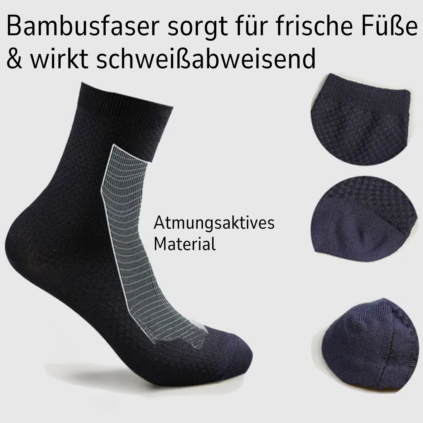 Luxus-Bambussocken – BambooSoft