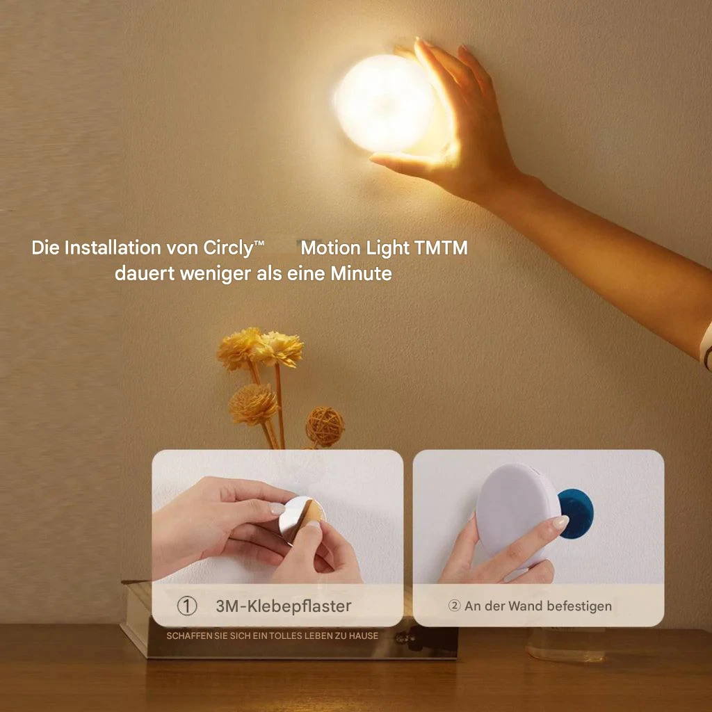 Drahtloser Bewegungssensor-Lampe - LumaLight