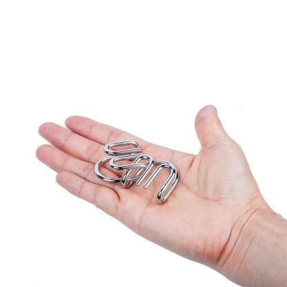 Set aus Metall-Puzzleringen – BrainTwist