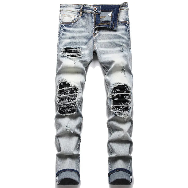 Trendige zerrissene Herrenjeans - Jaxon