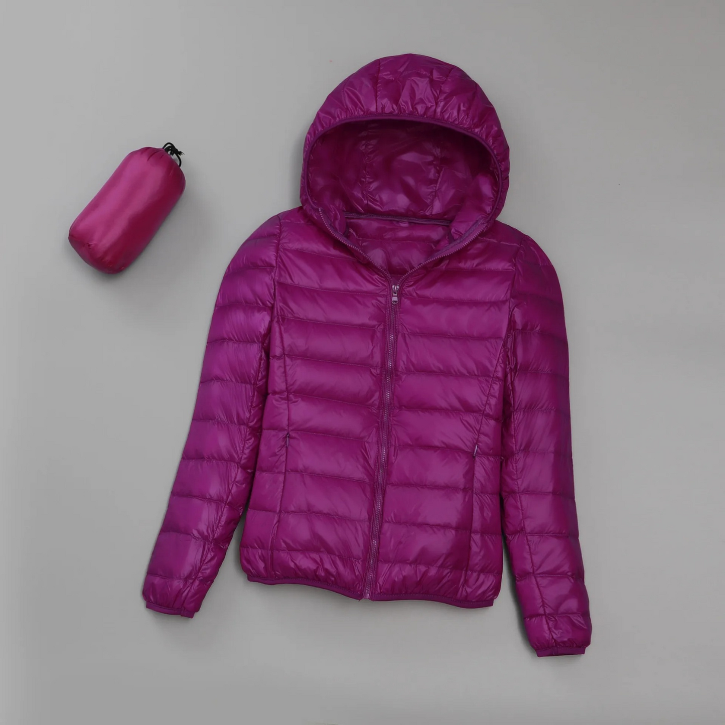 Ultraleichte Damen Steppjacke mit Kapuze – Elena