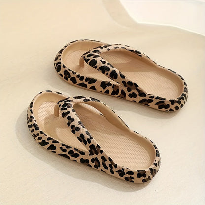 Atmungsaktive & Rutschfeste Sommer Slipper mit Print für Damen – Kaja