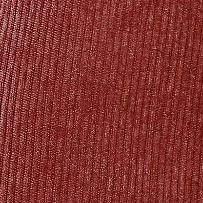 Roter Strickstoff, Nahaufnahme, Textur, Baumwolle, Mode, Bekleidungsmaterial, Detailansicht.