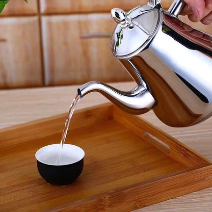 Induktions-Wasserkocher aus Edelstahl mit Filter - AquaSteel