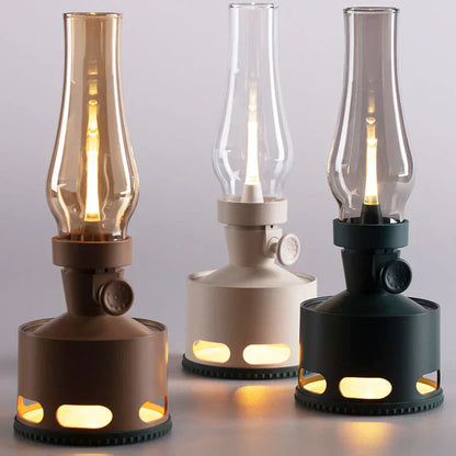 Wiederaufladbare Vintage LED Laterne - LumaLantern