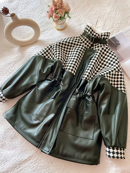 Damen Plüschjacke für Herbst & Winter – Maribel