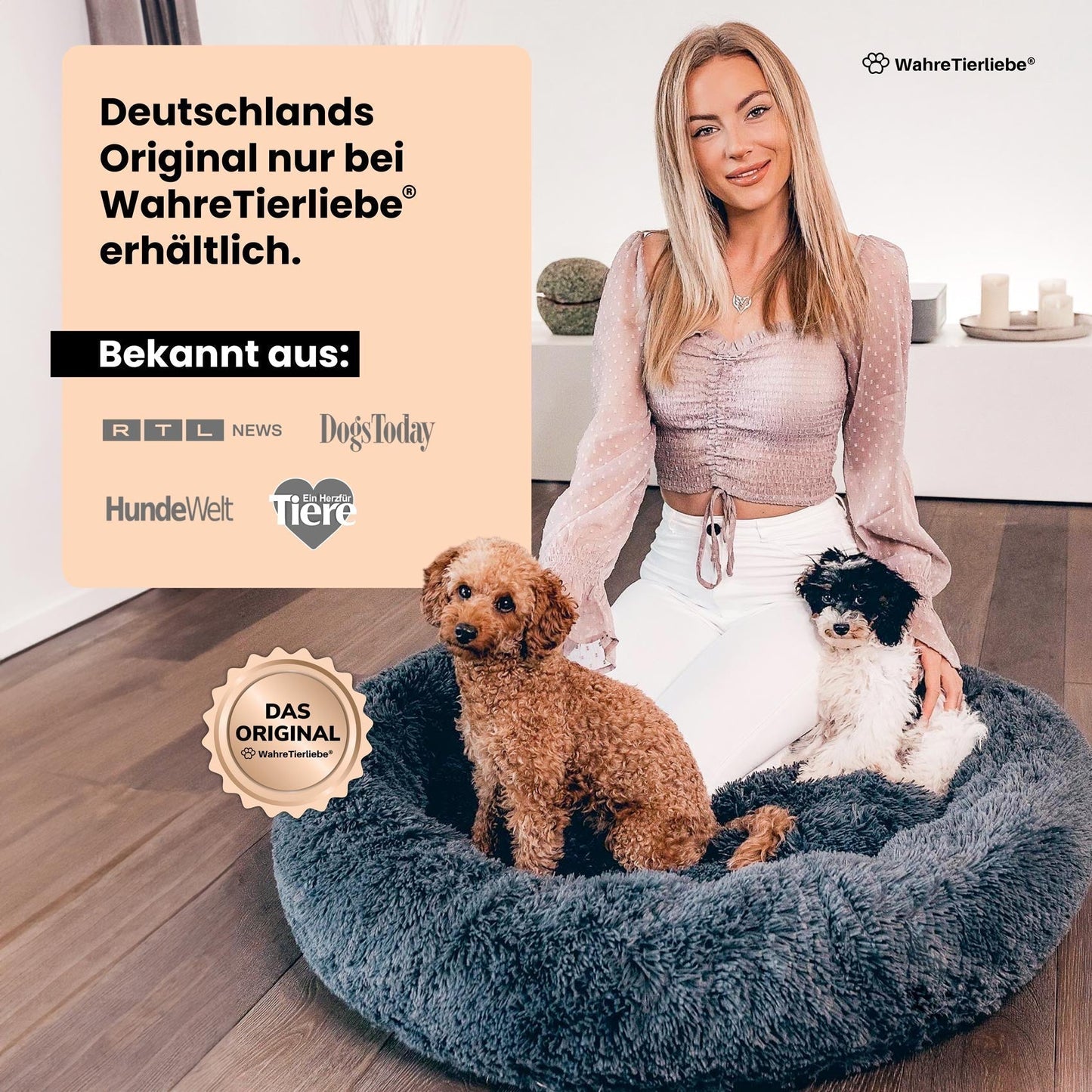 Hundebett Fluffy Plus - Das Original