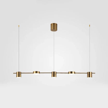 Moderne Aluminium Pendelleuchte - AuraDrum